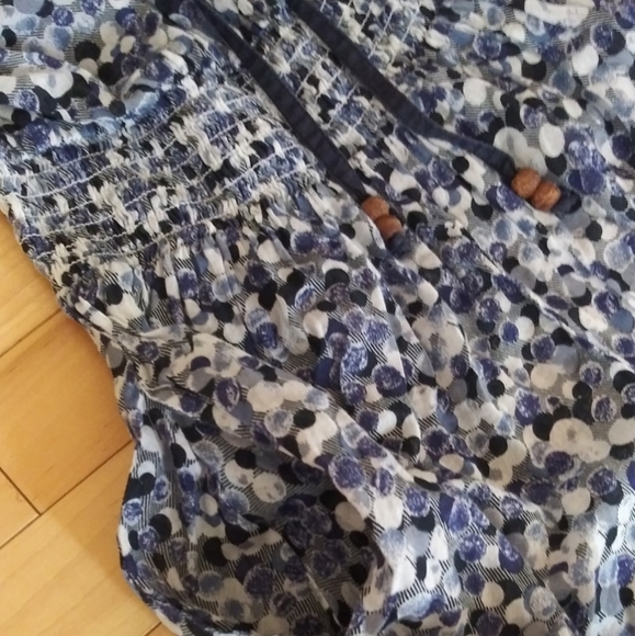 French Connection Polka Dot Romper Short Suit Sz S - Picture 3 of 4